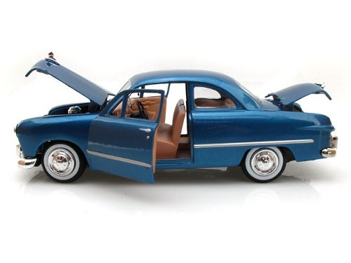 Motormax 1949 Ford Coupe Amerikan Klasik Araba Maketi 1/24 Diecast Model Car 1:24 Ölçek Hobi Oyuncak Metal Model Araba Hediyelik Koleksiyonluk