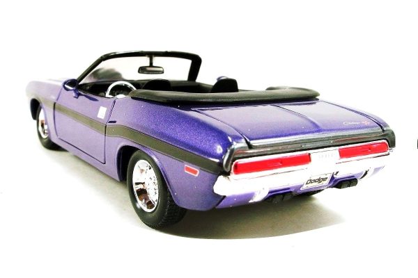 Maisto Dodge Challenger R/T Convertible 1970 1:24 Model araba maket oyuncak scale diecast car koleksiyon hediye hayran models classic hobi hobby hediyelik metal araba