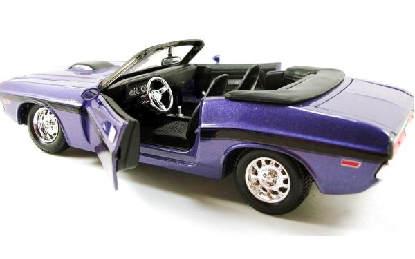 Maisto Dodge Challenger R/T Convertible 1970 1:24 Model araba maket oyuncak scale diecast car koleksiyon hediye hayran models classic hobi hobby hediyelik metal araba