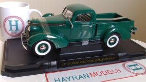 1937 STUDEBAKER COUPE EXPRESS PICK UP Kamyonet Diecast NEW IN BOX 1/18 model araba maket oyuncak koleksiyonluk hobi haayran models