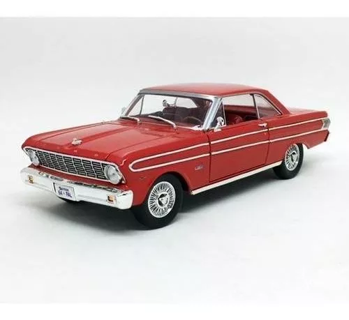 1964 ford falcon road signature diecast metal delixe edition scale 1 18 amerikan klasik maket araba hobi oyuncak koleksiyonluk maket kırmızı red hayran models