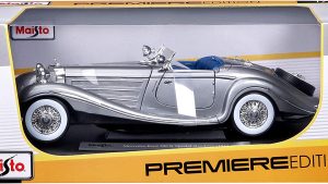 Maisto Mercedes Benz 500 K Typ Specialroadster 1936 1/18 DIECAST METAL Hobi Model Maket Araba Dekorasyon Oyuncak Hediye hayranmodels
